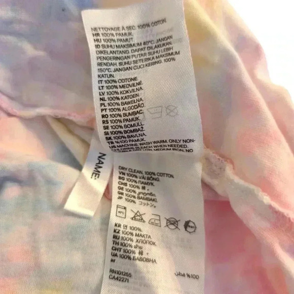 H&M 2 piece Sleeveless Girl's Dress in Cotton Jersey Printed Pattern SZ 3-4T - Picture 8 of 11